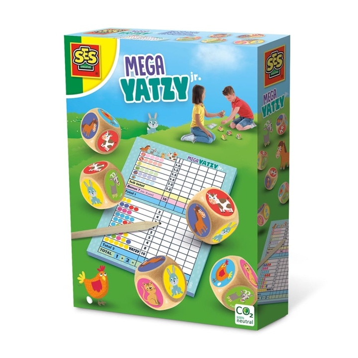 SES Creative Game - Yatzy - Mega Junior - (S02294) in the group TOYS, KIDS & BABY PRODUCTS / Toys / Board games / Outdoor games at TP E-commerce Nordic AB (C87927)