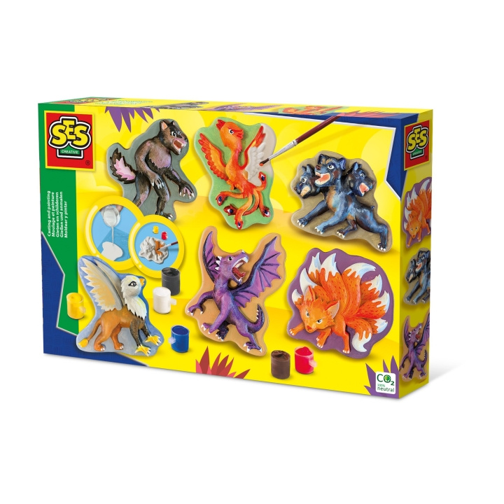 SES Creative Casting and Painting - Mythical Creatures - (S01404) in the group TOYS, KIDS & BABY PRODUCTS / Toys / Crafts at TP E-commerce Nordic AB (C87931)