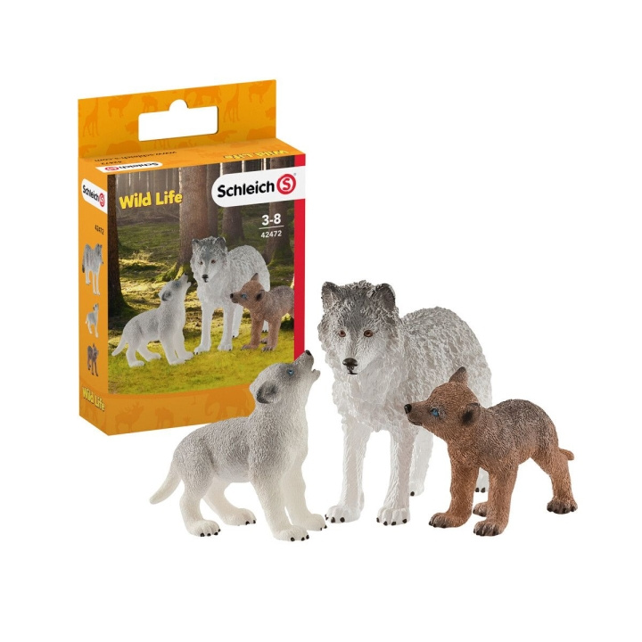 Schleich Wild Life - Mother Wolf With Pups (42472) in the group TOYS, KIDS & BABY PRODUCTS / Toys / Figures, Miniatures & accessories at TP E-commerce Nordic AB (C87958)