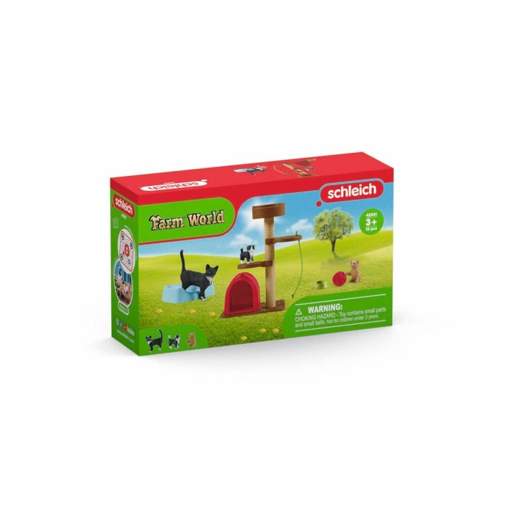 Schleich Farm World - Playtime for Cute Cats (42501) in the group TOYS, KIDS & BABY PRODUCTS / Toys / Play set at TP E-commerce Nordic AB (C87961)