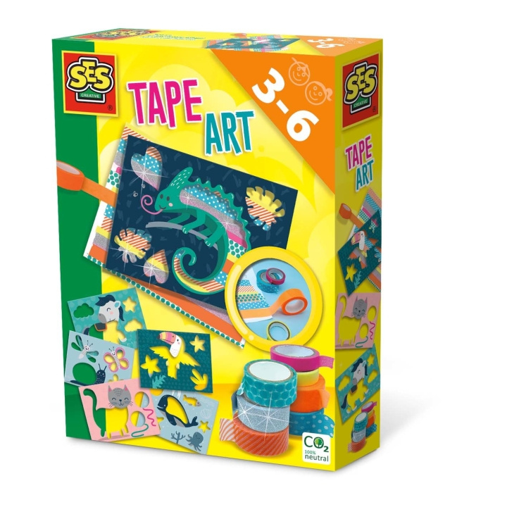 SES Creative Tape art animals - (S14623) in the group TOYS, KIDS & BABY PRODUCTS / Toys / Crafts at TP E-commerce Nordic AB (C88044)