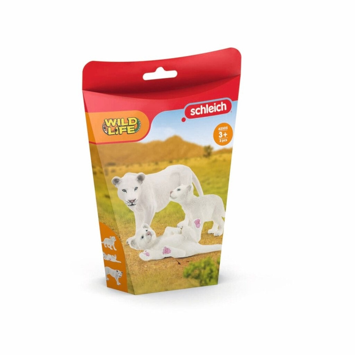 Schleich Wild Life - Lion mother with cubs (42505) in the group TOYS, KIDS & BABY PRODUCTS / Toys / Figures, Miniatures & accessories at TP E-commerce Nordic AB (C88049)