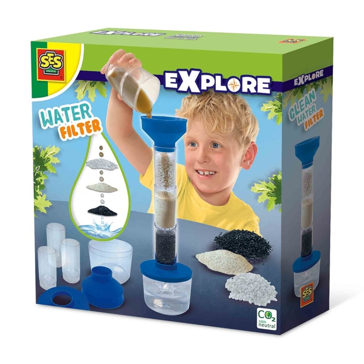 SES Creative Water Cleaning Filter Experiment - (S25206) in the group TOYS, KIDS & BABY PRODUCTS / Toys / Experiment & DIY at TP E-commerce Nordic AB (C88057)