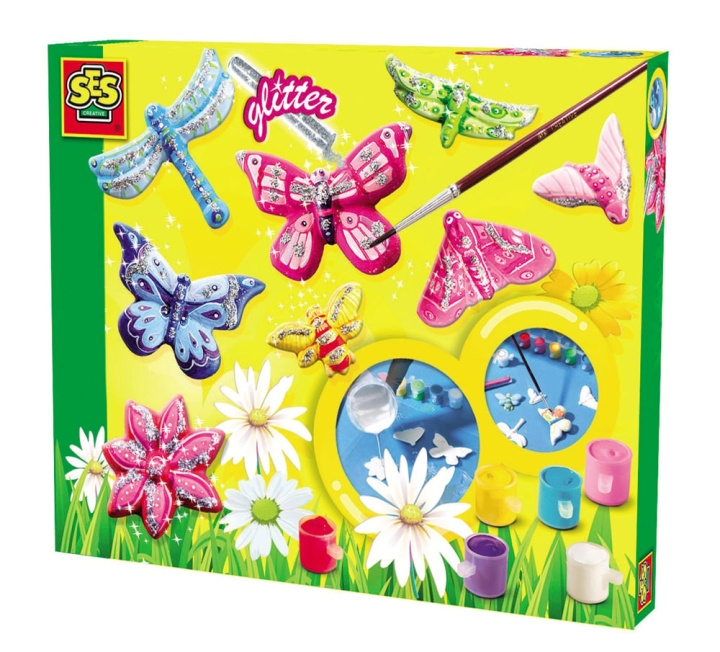 SES Creative Butterfly + glitter - (S01131) in the group TOYS, KIDS & BABY PRODUCTS / Toys / Experiment & DIY at TP E-commerce Nordic AB (C88073)