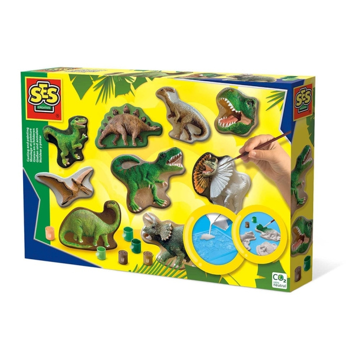 SES Creative Casting and painting - Dinosaur world - (S01403) in the group TOYS, KIDS & BABY PRODUCTS / Toys / Experiment & DIY at TP E-commerce Nordic AB (C88078)