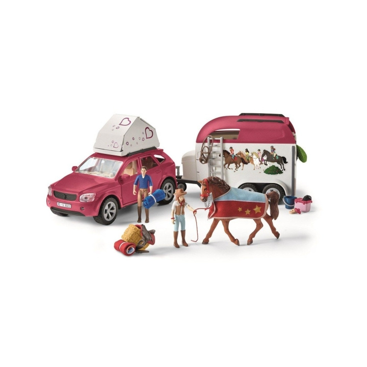 Schleich Horse Club - Horse Adventures with Car and Trailer (42535) in the group TOYS, KIDS & BABY PRODUCTS / Toys / Play set at TP E-commerce Nordic AB (C88084)