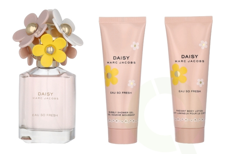 Marc Jacobs Daisy Eau So Fresh Giftset 225 ml Edt Spray 75ml/Body Lotion 75ml/Shower Gel 75ml in the group BEAUTY & HEALTH / Gift sets / Gift sets for her at TP E-commerce Nordic AB (C88153)