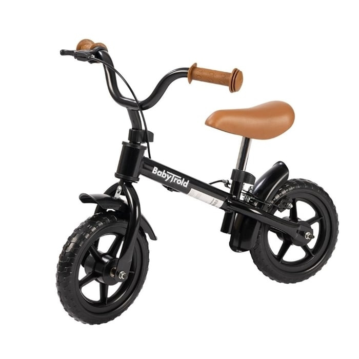 Babytrold Balance Bike - Black/Brown in the group TOYS, KIDS & BABY PRODUCTS / Outdoor toys / Bicycles & Scooters at TP E-commerce Nordic AB (C88437)