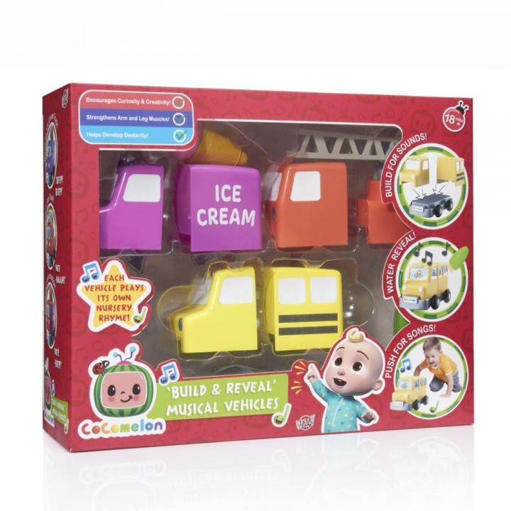 CoComelon Build N Reveal Vehicles (63-1003) in the group TOYS, KIDS & BABY PRODUCTS / Toys / Toy cars at TP E-commerce Nordic AB (C88449)