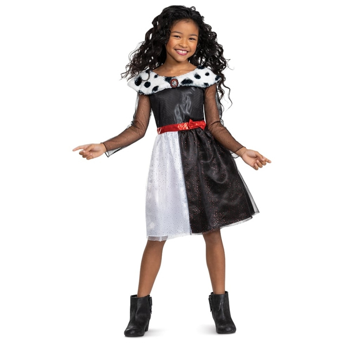 Disguise Classic Costume - Cruella (128 cm) in the group TOYS, KIDS & BABY PRODUCTS / Toys / Masquerade costumes at TP E-commerce Nordic AB (C88567)