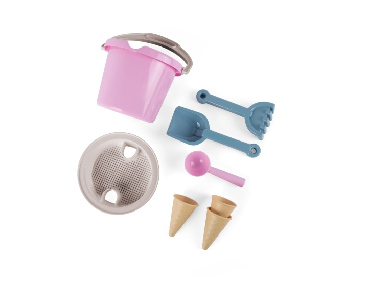 Dantoy Bucket set w. Ice cream cones - Pink (4801) in the group TOYS, KIDS & BABY PRODUCTS / Outdoor toys / Garden toys at TP E-commerce Nordic AB (C88578)