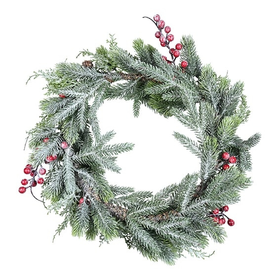 Det Gamle Apotek DGA - Christmas Wreath w/ice finish (15961220) in the group HOME, HOUSEHOLD & GARDEN / Interior / Christmas decorations at TP E-commerce Nordic AB (C88588)