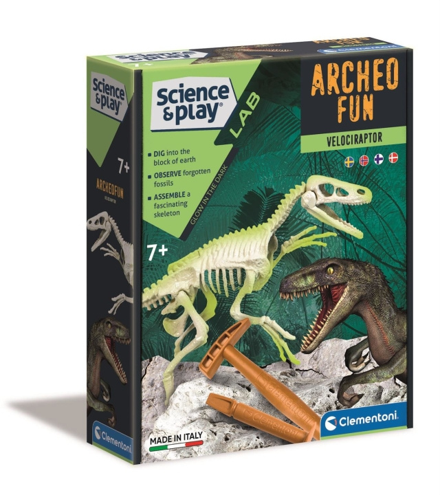 Clementoni Archeo Fun Velociraptor (78775) in the group TOYS, KIDS & BABY PRODUCTS / Toys / Experiment & DIY at TP E-commerce Nordic AB (C88715)