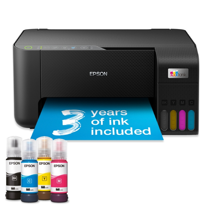 Epson EcoTank ET-2860 A4 Multifunction Wi-Fi Ink Tank Printer in the group COMPUTERS & PERIPHERALS / Printers & Accessories / Printers / 3D printers & Accessories / Skrivare at TP E-commerce Nordic AB (C88783)