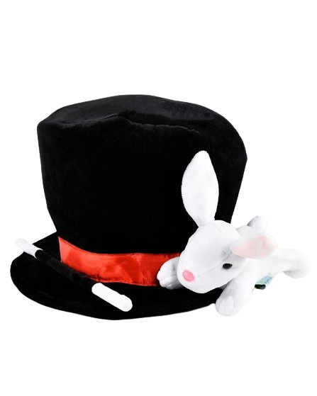 Den Goda Fen Magician Hat w. Rabbit & Wand (F3301) in the group TOYS, KIDS & BABY PRODUCTS / Toys / Masquerade costumes at TP E-commerce Nordic AB (C88800)