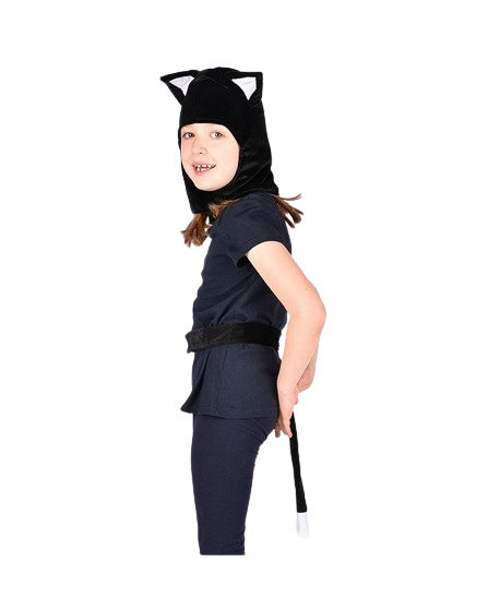 Den Goda Fen Black Cat set (3-5 years) (F25750) in the group TOYS, KIDS & BABY PRODUCTS / Toys / Masquerade costumes at TP E-commerce Nordic AB (C88805)