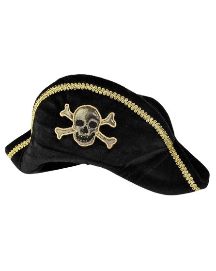 Den Goda Fen Velvet Pirate Hat Deluxe (F7580) in the group TOYS, KIDS & BABY PRODUCTS / Toys / Masquerade costumes at TP E-commerce Nordic AB (C88808)