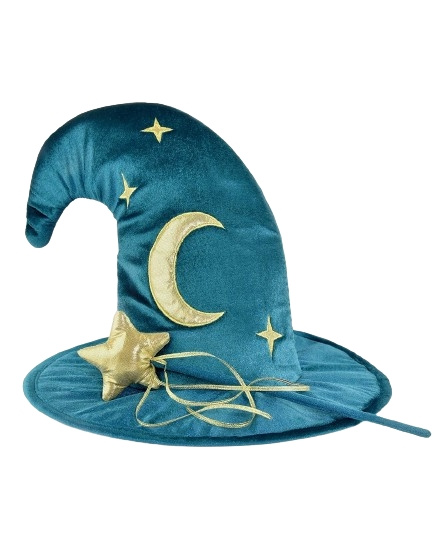 Den Goda Fen Velvet Wiard hat & wand (F77601) in the group TOYS, KIDS & BABY PRODUCTS / Toys / Masquerade costumes at TP E-commerce Nordic AB (C88814)