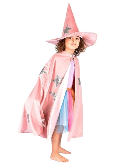 Den Goda Fen Velvet Cape w. Hat - Dusty Pink (3-8 years) (F77602) in the group TOYS, KIDS & BABY PRODUCTS / Toys / Masquerade costumes at TP E-commerce Nordic AB (C88815)