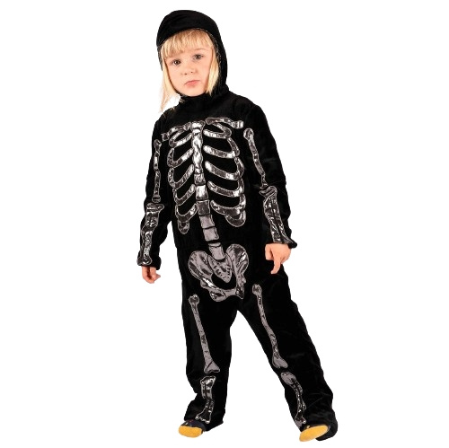 Den Goda Fen Deluxe Skeleton Jumpsuit (110 cm) (F77665M) in the group TOYS, KIDS & BABY PRODUCTS / Toys / Masquerade costumes at TP E-commerce Nordic AB (C88822)