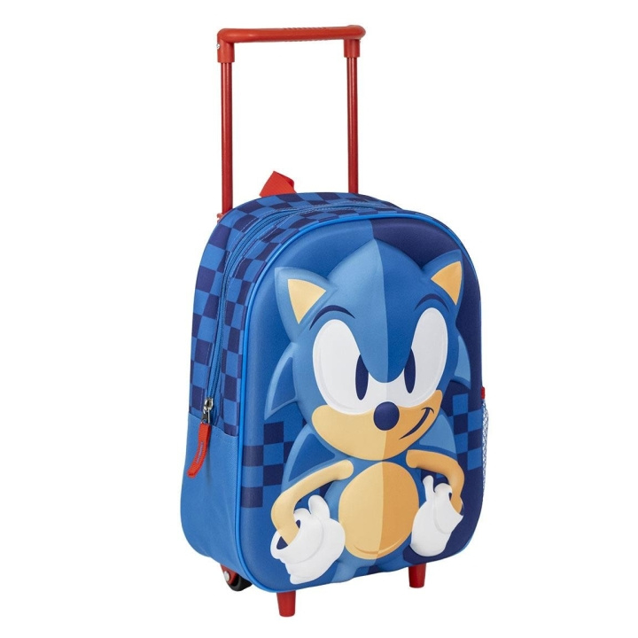 Cerda Kids Backpack Trolley 3D - Sonic (2100005121) in the group TOYS, KIDS & BABY PRODUCTS / Travel / Bags for kids / Suitcases at TP E-commerce Nordic AB (C88870)