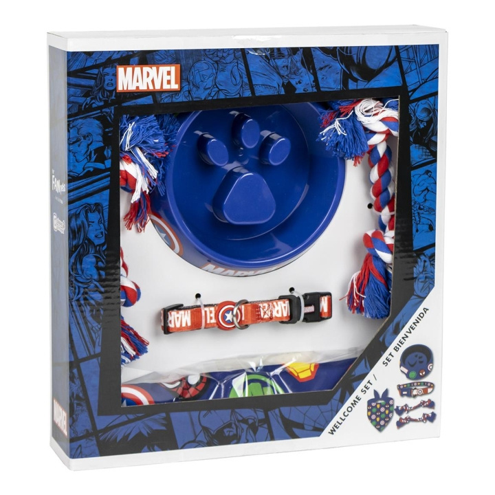 Cerda Pets Pet Set Dogs - Captain America (2800001211) in the group HOME, HOUSEHOLD & GARDEN / Pet Accessories / Dog at TP E-commerce Nordic AB (C88922)