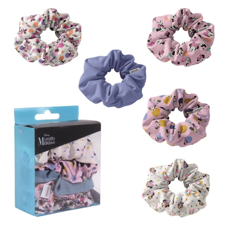 Cerda Hair Accessories Scrunchies 5 pieces - Disney Minnie (2500001911) in the group BEAUTY & HEALTH / Hair & Styling / Hair accessories at TP E-commerce Nordic AB (C88925)