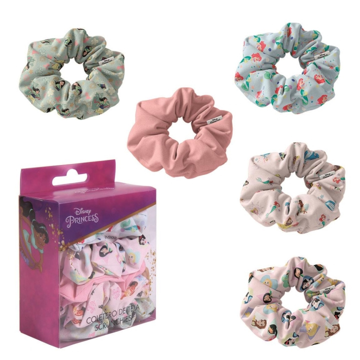 Cerda Hair Accessories Scrunchies 5 pieces - Disney Princess (2500001913) in the group BEAUTY & HEALTH / Hair & Styling / Hair accessories at TP E-commerce Nordic AB (C88927)