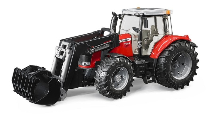 Bruder Massey Ferguson 7624 with frontloader (03047) in the group TOYS, KIDS & BABY PRODUCTS / Toys / Toy cars at TP E-commerce Nordic AB (C89000)