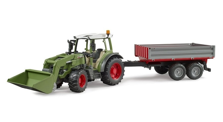 Bruder Fendt Vario 211 with frontloader and tipping trailer (02182) in the group TOYS, KIDS & BABY PRODUCTS / Toys / Toy cars at TP E-commerce Nordic AB (C89007)