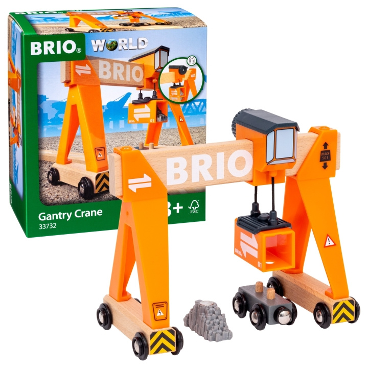 BRIO Gantry Crane (33732) in the group TOYS, KIDS & BABY PRODUCTS / Toys / Building toys / Brio train tracks at TP E-commerce Nordic AB (C89028)