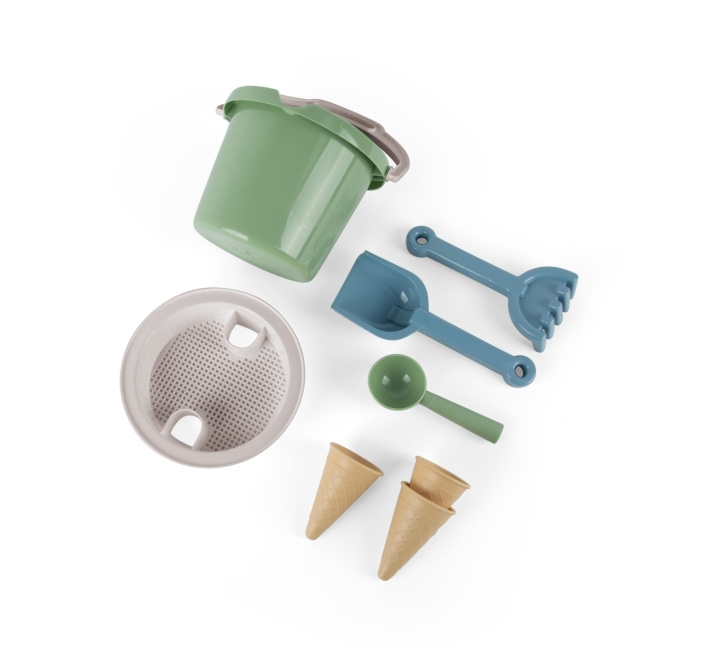 Dantoy Bucket set w. Ice cream cones - Green (4800) in the group TOYS, KIDS & BABY PRODUCTS / Outdoor toys / Garden toys at TP E-commerce Nordic AB (C89036)