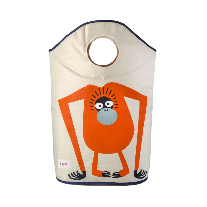 3 Sprouts Laundry Hamper - Orange Orangutan in the group TOYS, KIDS & BABY PRODUCTS / Children\'s room / Storage at TP E-commerce Nordic AB (C89041)