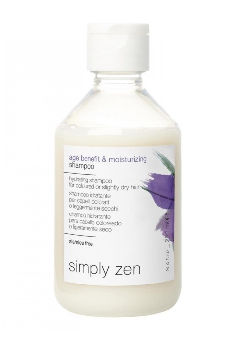 Simply Zen Age Benefit & Moisturizing Shampoo 250 ml in the group BEAUTY & HEALTH / Hair & Styling / Hair care / Schampoo at TP E-commerce Nordic AB (C89226)