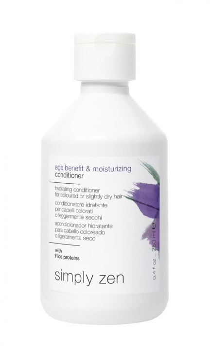 Simply Zen Age Benefit & Moisturizing Conditioner 250 ml in the group BEAUTY & HEALTH / Hair & Styling / Hair care / Conditioner at TP E-commerce Nordic AB (C89230)