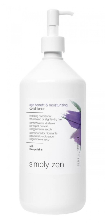 Simply Zen Age Benefit & Moisturizing Conditioner 1000 ml in the group BEAUTY & HEALTH / Hair & Styling / Hair care / Conditioner at TP E-commerce Nordic AB (C89231)