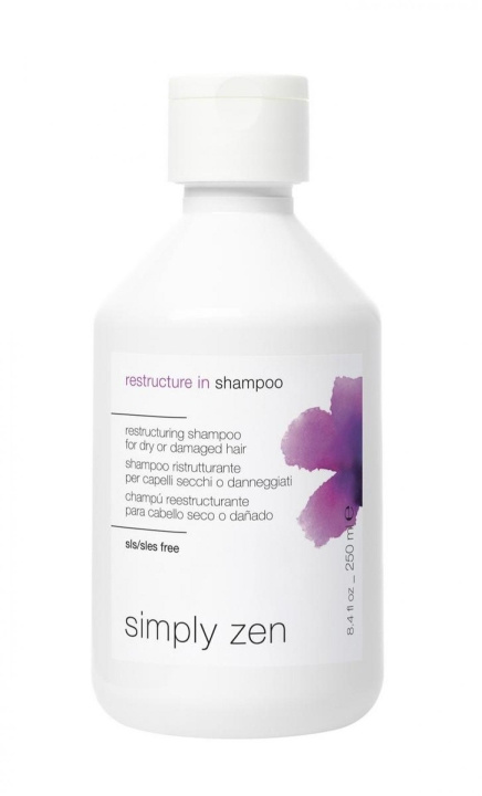 Simply Zen Restructure in Shampoo 250 ml in the group BEAUTY & HEALTH / Hair & Styling / Hair care / Schampoo at TP E-commerce Nordic AB (C89232)