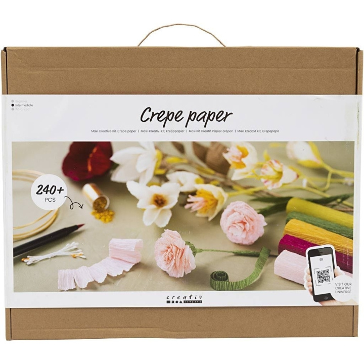 DIY Kit Maxi Creative Kit - Crepe Paper (97088) in the group Sport, leisure & Hobby / Hobby / DIY Kit at TP E-commerce Nordic AB (C89261)