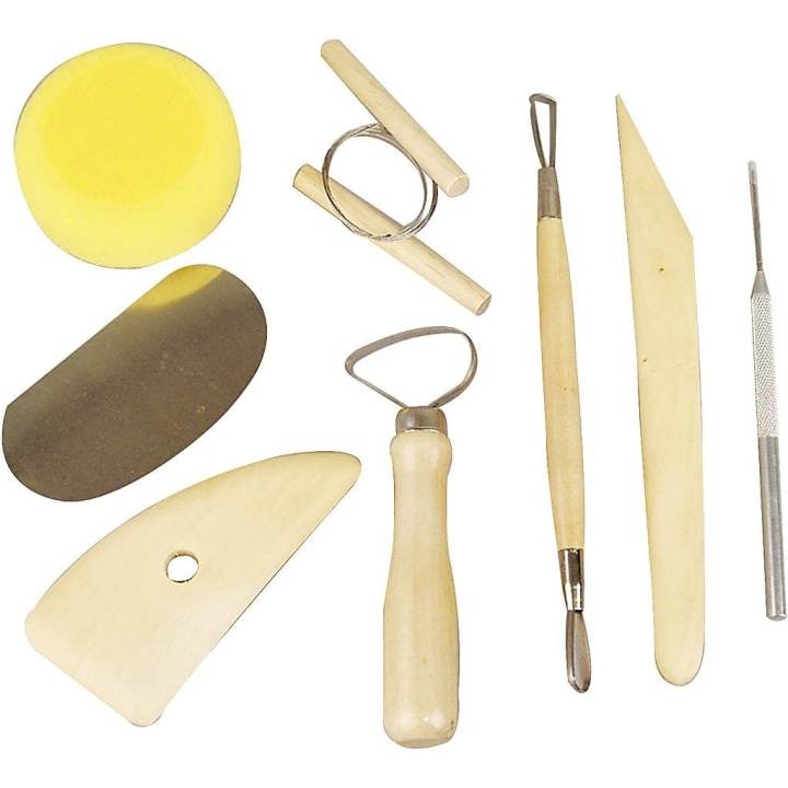 DIY Kit Pottery Tool Kit (10302) in the group Sport, leisure & Hobby / Hobby / DIY Kit at TP E-commerce Nordic AB (C89263)