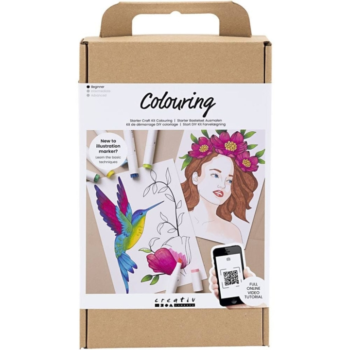 DIY Kit Coloring - Drawing brush (970839) in the group Sport, leisure & Hobby / Hobby / DIY Kit at TP E-commerce Nordic AB (C89300)