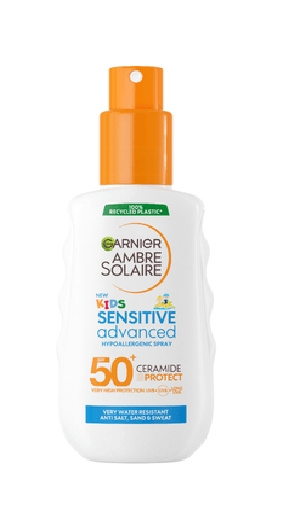 Garnier Ambre Solaire Sensitive Advanced Kids Spray 150 ml in the group BEAUTY & HEALTH / Skin care / Tanning / Sunscreen at TP E-commerce Nordic AB (C89341)