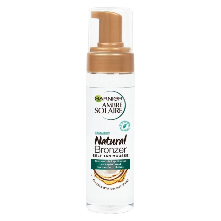 Garnier Ambre Solaire Natural Bronzer Self Tan Mousse 200 ml in the group BEAUTY & HEALTH / Skin care / Tanning / Sunless tanning at TP E-commerce Nordic AB (C89344)