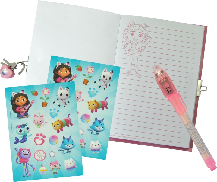 Gabby\'s Dollhouse Kids Licensing - Diary w/ Magic Pen - Gabbys Dollhouse (033704480) in the group TOYS, KIDS & BABY PRODUCTS / Toys / Draw & Count at TP E-commerce Nordic AB (C89413)