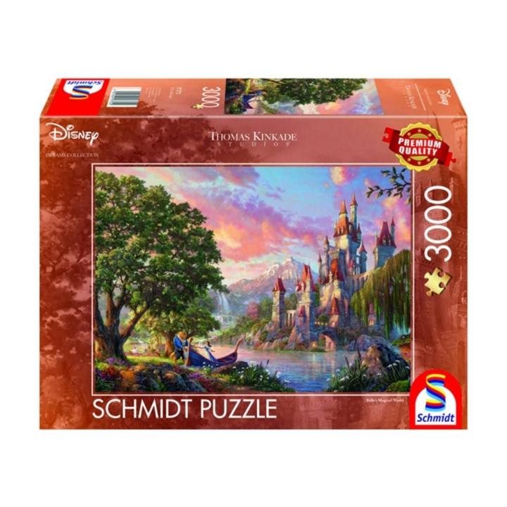 Schmidt Thomas Kinkade: Disney Belle\'s Magical World (3000 pieces) (SCH7372) in the group Sport, leisure & Hobby / Hobby / Puzzle at TP E-commerce Nordic AB (C89451)