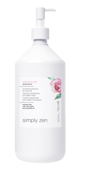 Simply Zen Smooth & Care Shampoo 1000 ml in the group BEAUTY & HEALTH / Hair & Styling / Hair care / Schampoo at TP E-commerce Nordic AB (C89456)