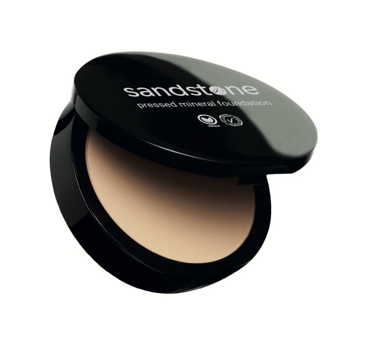 SandStone Pressed Mineral Foundation C3 Warm Ivory in the group BEAUTY & HEALTH / Makeup / Facial makeup / Foundation at TP E-commerce Nordic AB (C89467)