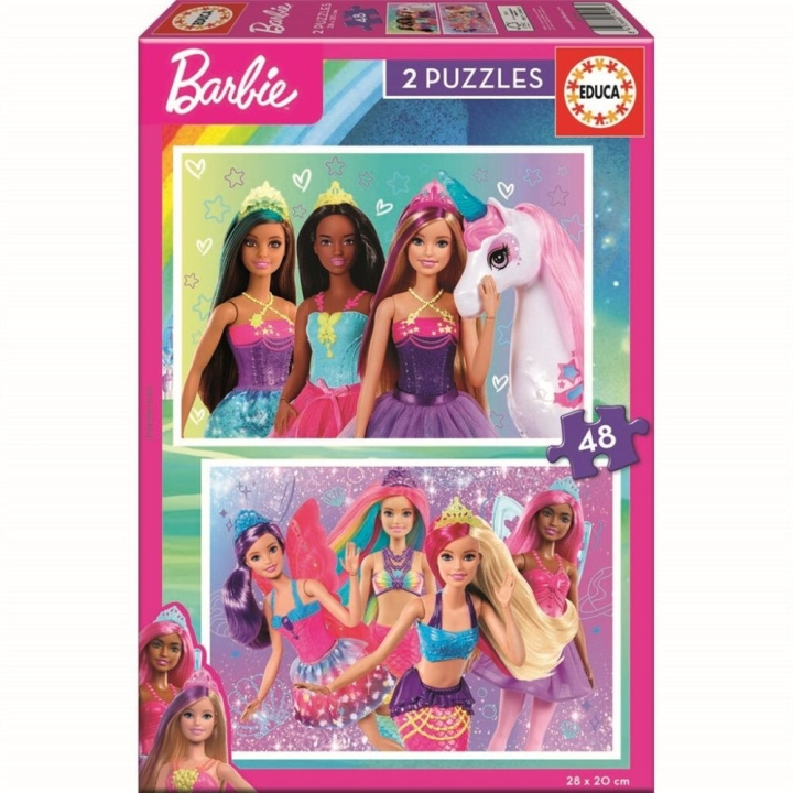 Educa 2x48 Barbie 2 Puzzles (80-19299) in the group TOYS, KIDS & BABY PRODUCTS / Toys / Kids puzzle at TP E-commerce Nordic AB (C89526)