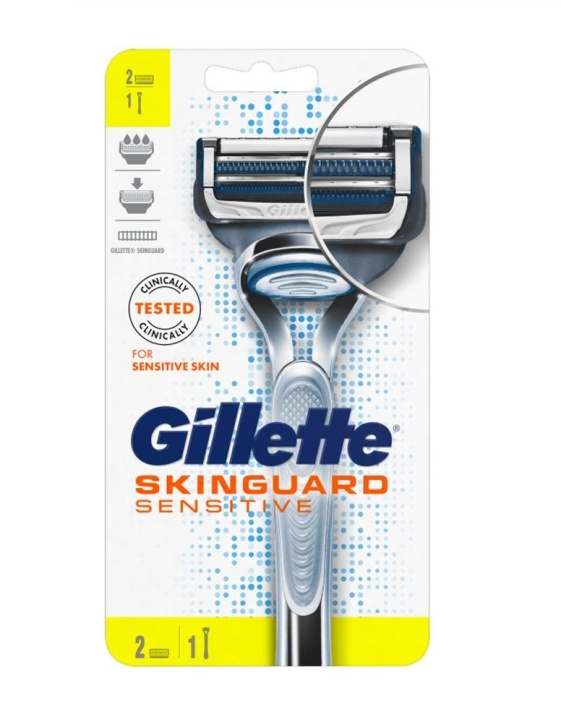 Gillette Skinguard Sensitive Razor in the group BEAUTY & HEALTH / Hair & Styling / Shaving & Trimming / Razors & Accessories at TP E-commerce Nordic AB (C89531)