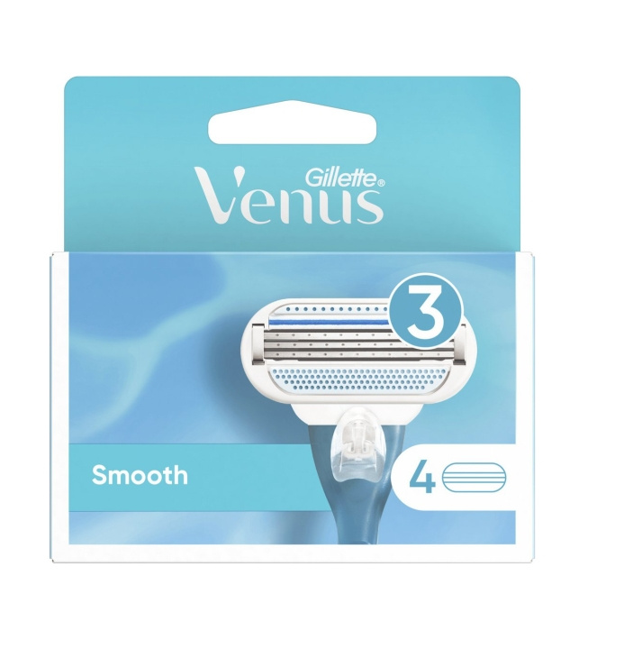 Gillette Venus Smooth Blades 4-Pack in the group BEAUTY & HEALTH / Hair & Styling / Shaving & Trimming / Razors & Accessories at TP E-commerce Nordic AB (C89532)