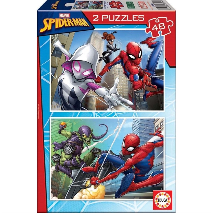 Educa 2x48 pcs. Puzzle - Spider-Man (80-18099) in the group TOYS, KIDS & BABY PRODUCTS / Toys / Kids puzzle at TP E-commerce Nordic AB (C89539)